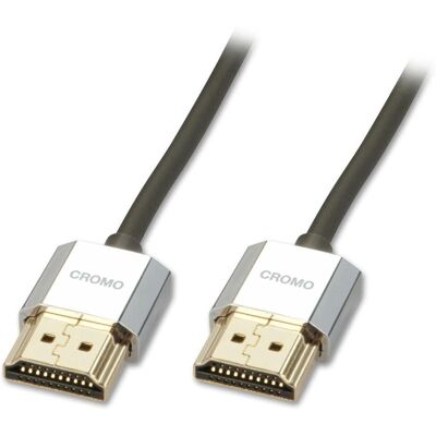 Lindy HDMI Cable - 0.3m Slim High Speed with Ethernet Lindy HDMI Cable - 0.3m Slim High Speed with Ethernet