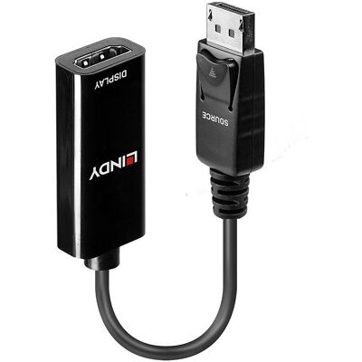 Adattatore Lindy DisplayPort 1.2 a HDMI 4K - Nero Adattatore Lindy DisplayPort 1.2 a HDMI 4K - Nero