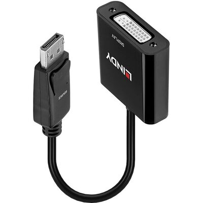 Lindy Musta DisplayPort DVI-D videolaite Lindy Musta DisplayPort DVI-D videolaite