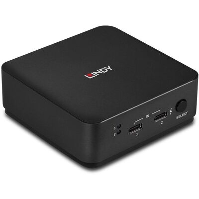 Lindy 42321 KVM switch Grey - 2 Port USB-C HDMI 4K60 Lindy 42321 KVM switch Grey - 2 Port USB-C HDMI 4K60