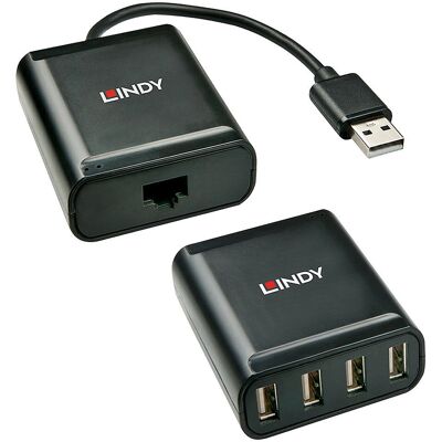 Lindy Hub USB 4 Porte Nero - Estensione USB Lindy Hub USB 4 Porte Nero - Estensione USB