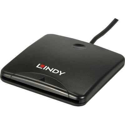 Lindy Lettore di Smart Card USB 2.0 - Nero Lindy Lettore di Smart Card USB 2.0 - Nero