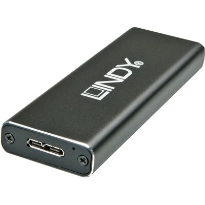 Lindy 43126 SSD-Gehäuse - Hochgeschwindigkeits 2,5-Zoll-Laufwerksschacht Lindy 43126 SSD-Gehäuse - Hochgeschwindigkeits 2,5-Zoll-Laufwerksschacht