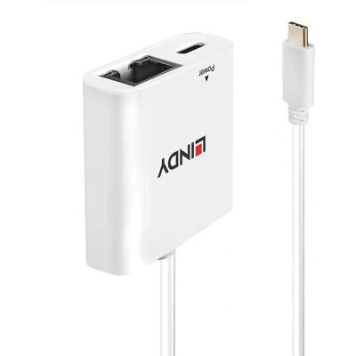 Lindy 43284 Adattatore di Rete - Gigabit USB C/RJ45 Lindy 43284 Adattatore di Rete - Gigabit USB C/RJ45