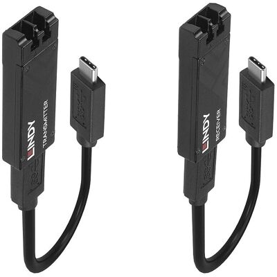 Extensor de Red Lindy 43312 - USB 3.2 Gen 2, 100m, Negro Extensor de Red Lindy 43312 - USB 3.2 Gen 2, 100m, Negro