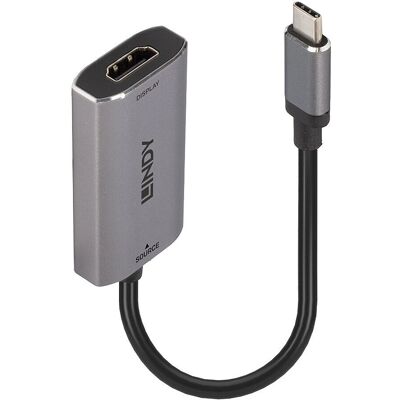 Konwerter Lindy USB Type-C na HDMI 8K - Adapter Wideo Konwerter Lindy USB Type-C na HDMI 8K - Adapter Wideo