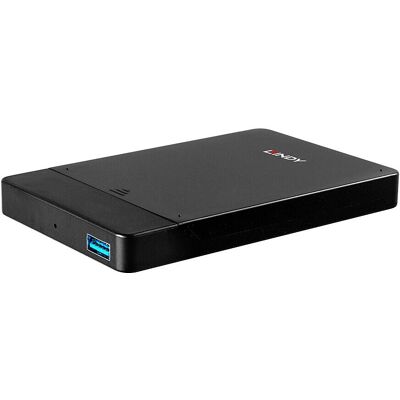 Lindy 43331 Boîtier de stockage - SATA 6Gbps - USB 3.0 - 2,5" - Noir - Publicité Lindy 43331 Boîtier de stockage - SATA 6Gbps - USB 3.0 - 2,5" - Noir - Publicité