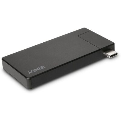 Docking Station Lindy per laptop - HDMI 4K60, USB-C, Compatta Docking Station Lindy per laptop - HDMI 4K60, USB-C, Compatta