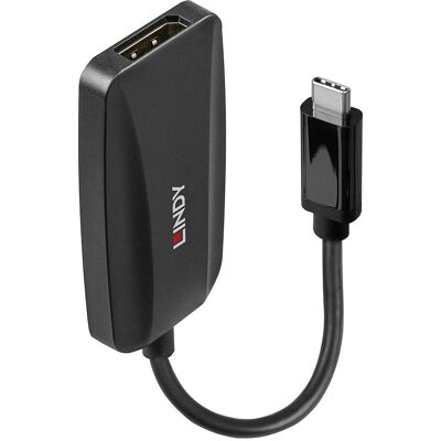 Lindy USB C till DisplayPort 1.4 - 8K HDR Lindy USB C till DisplayPort 1.4 - 8K HDR