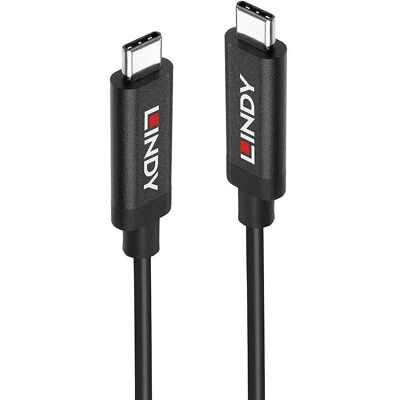 Kabel USB Lindy - 3m - Czarny - USB 3.2 Gen 2 Kabel USB Lindy - 3m - Czarny - USB 3.2 Gen 2