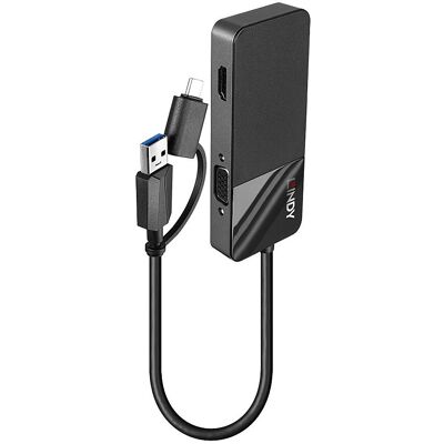 Lindy Docking Station USB 3.0 & Hub - Nero Lindy Docking Station USB 3.0 & Hub - Nero