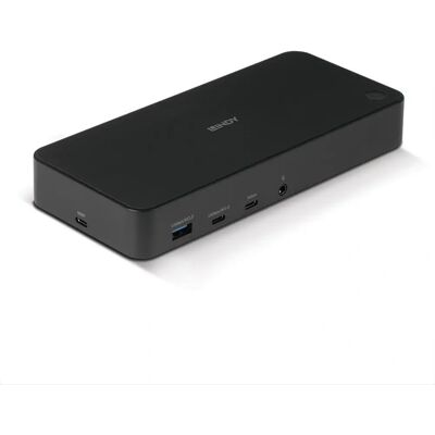 Lindy Laptop-Dockingstation - 4K HDMI, USB-C & A, Schwarz Lindy Laptop-Dockingstation - 4K HDMI, USB-C & A, Schwarz