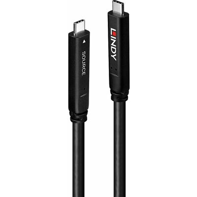 Lindy USB Kabel - 8m, 4K, Power Delivery, Glasfaser Lindy USB Kabel - 8m, 4K, Power Delivery, Glasfaser