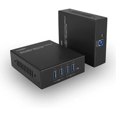 Przedłużacz USB Lindy 43410 - KVM, USB 3.2, 100m Przedłużacz USB Lindy 43410 - KVM, USB 3.2, 100m