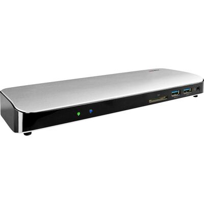 Lindy 43903 Laptop dokkoló - Thunderbolt 3, Fekete, Ezüst Lindy 43903 Laptop dokkoló - Thunderbolt 3, Fekete, Ezüst