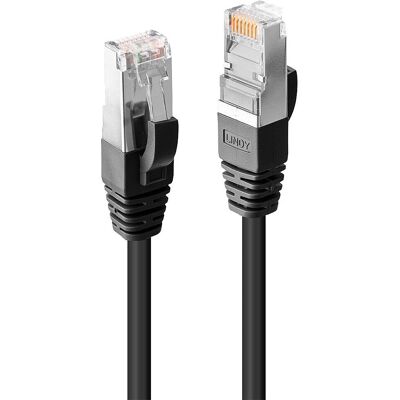 Lindy 45602 Cat6 S/FTP Netwerkkabel - Zwart 1m Lindy 45602 Cat6 S/FTP Netwerkkabel - Zwart 1m