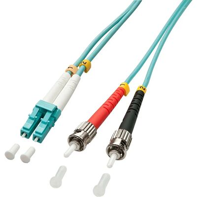 Cable de fibra óptica Lindy 5,0 m OM3 LC - ST Cable de fibra óptica Lindy 5,0 m OM3 LC - ST