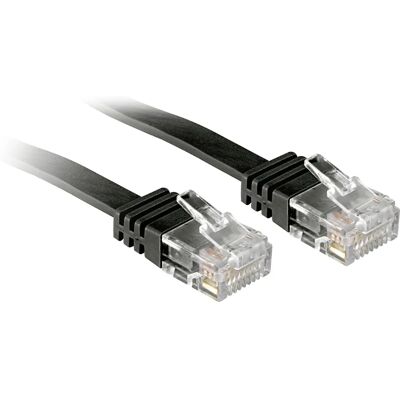 Câble réseau Lindy 47521 - 1 m Noir Cat6 - Publicité Câble réseau Lindy 47521 - 1 m Noir Cat6 - Publicité
