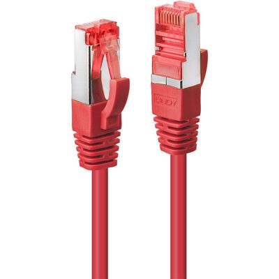 Lindy 47737 RJ45 Cat6 S/FTP Network Cable - Red Lindy 47737 RJ45 Cat6 S/FTP Network Cable - Red