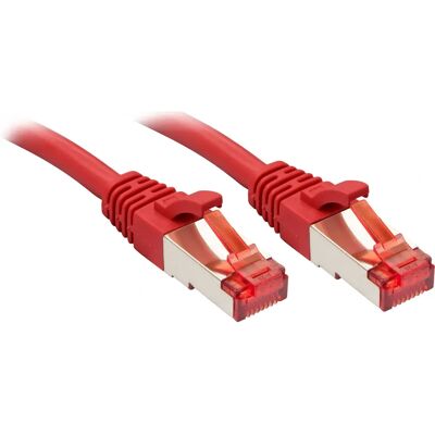 Lindy 47740 Cat6 S/FTP Netwerkkabel - Rood Lindy 47740 Cat6 S/FTP Netwerkkabel - Rood
