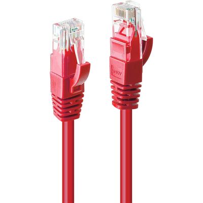 Cavo di rete Lindy 48033 - 2m Rosso UTP Cat6 Cavo di rete Lindy 48033 - 2m Rosso UTP Cat6
