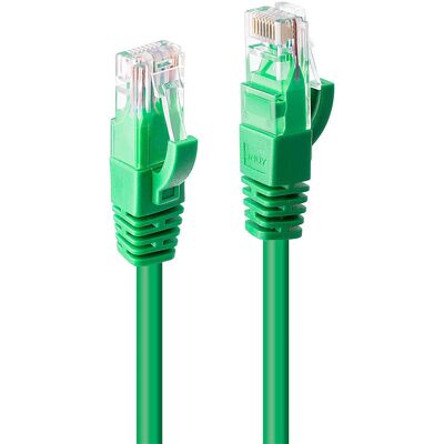 Lindy 48045 Network Cable - Green - 0.3m - Cat6 U/UTP Lindy 48045 Network Cable - Green - 0.3m - Cat6 U/UTP