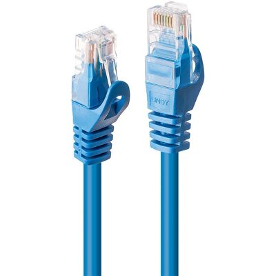 Câble réseau Cat6 U/UTP 3m - Bleu Lindy - Publicité Câble réseau Cat6 U/UTP 3m - Bleu Lindy - Publicité