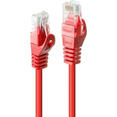 Lindy Basic 50cm Červený CAT 6 UTP Patch Kabel - Síťové příslušenství Lindy Basic 50cm Červený CAT 6 UTP Patch Kabel - Síťové příslušenství