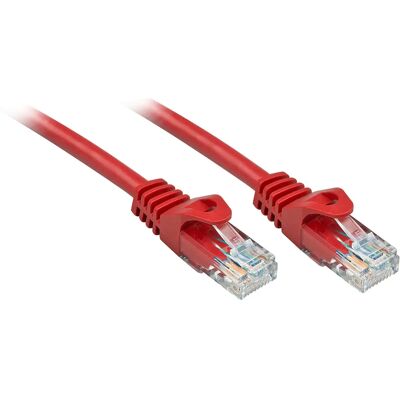 Lindy Modello 48185 Cavo di rete - Cat6 U/UTP - 5m - Rosso Lindy Modello 48185 Cavo di rete - Cat6 U/UTP - 5m - Rosso