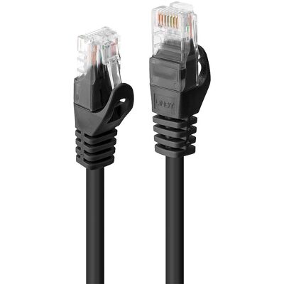 Câble réseau Lindy RJ45 Cat6 7,5m Noir U/UTP - Publicité Câble réseau Lindy RJ45 Cat6 7,5m Noir U/UTP - Publicité