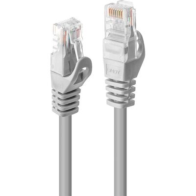 Câble réseau Lindy 48404 5m Gris Cat5e U/UTP - Publicité Câble réseau Lindy 48404 5m Gris Cat5e U/UTP - Publicité