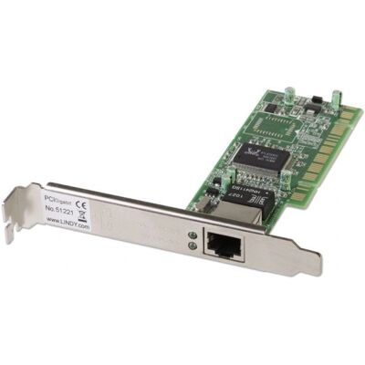 Lindy 51221 Carte réseau - Ethernet interne - 1000 Mbit/s - Publicité Lindy 51221 Carte réseau - Ethernet interne - 1000 Mbit/s - Publicité