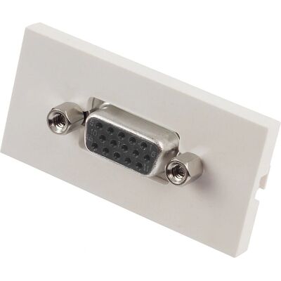Lindy Blue & White VGA Wall Plate - Socket Outlet Lindy Blue & White VGA Wall Plate - Socket Outlet