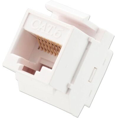 Module Keystone Lindy 60743 - Blanc, RJ45, Gigabit, 10 Ans - Publicité Module Keystone Lindy 60743 - Blanc, RJ45, Gigabit, 10 Ans - Publicité