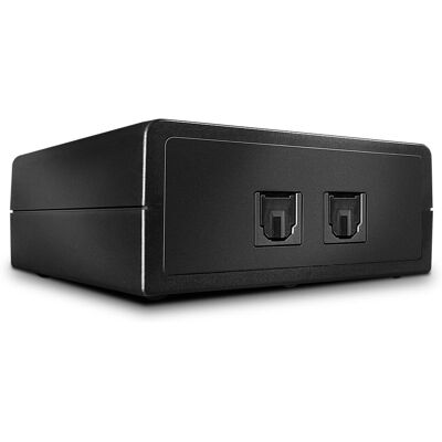 Lindy 70436 Audio-Schalter - 2-Port Optischer Toslink - Schwarz Lindy 70436 Audio-Schalter - 2-Port Optischer Toslink - Schwarz