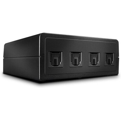 Lindy 70437 Audio Switch - Black - 4 Port Optical Lindy 70437 Audio Switch - Black - 4 Port Optical