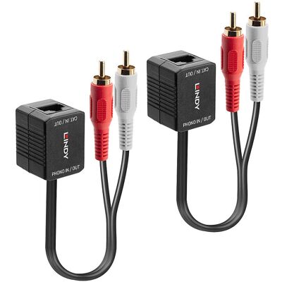Extendeur AV Lindy - 500m Audio Stéréo, Noir, Rouge, Blanc - Publicité Extendeur AV Lindy - 500m Audio Stéréo, Noir, Rouge, Blanc - Publicité