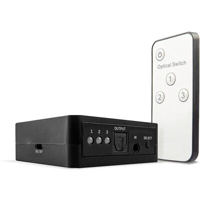 Lindy 70482 Audio Switch - Unterstützt 3 Optische Eingänge Lindy 70482 Audio Switch - Unterstützt 3 Optische Eingänge