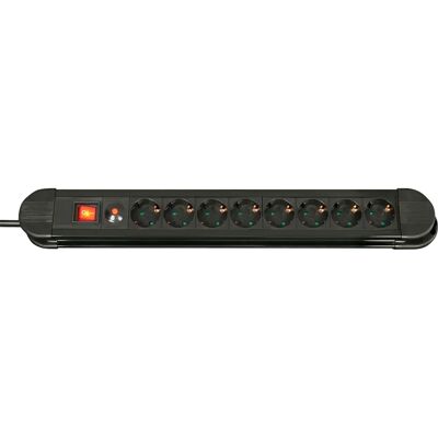 Regleta de 8 Tomas Lindy - 1,4 m - Negro Regleta de 8 Tomas Lindy - 1,4 m - Negro