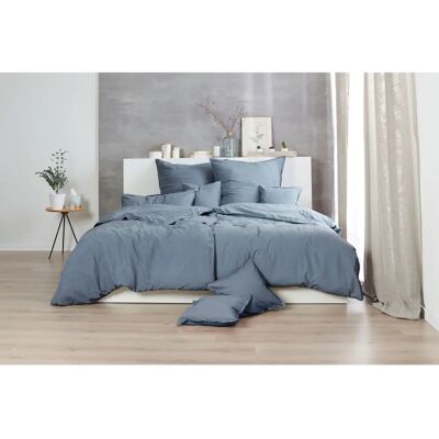 PRIMERA Stone-Washed Bettwäsche - Blau, 135x200/200x200 cm, 2 Stück PRIMERA Stone-Washed Bettwäsche - Blau, 135x200/200x200 cm, 2 Stück