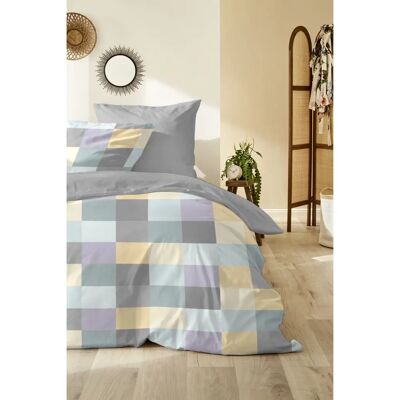 PRIMERA Edelflanell Pixelkaro Bettwäsche - Bedding Set PRIMERA Edelflanell Pixelkaro Bettwäsche - Bedding Set