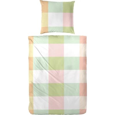 Primera Baumwoll-Bettwäsche-Set - Sommer, Grün-Gelb, Karo-Design Primera Baumwoll-Bettwäsche-Set - Sommer, Grün-Gelb, Karo-Design