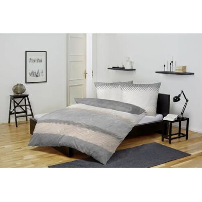 PRIMERA Flanell-Bettwäsche - 135x200cm, 80x80cm, Grau PRIMERA Flanell-Bettwäsche - 135x200cm, 80x80cm, Grau