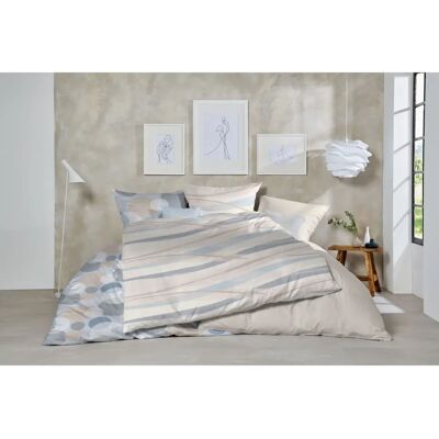 PRIMERA - Feinbiber-Bettwäsche - Braun-Grau - 135x200 - Bedding PRIMERA - Feinbiber-Bettwäsche - Braun-Grau - 135x200 - Bedding