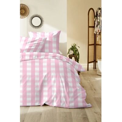PRIMERA Feinbiber Bettwäsche - Rosa, 155x220 cm, 80x80 cm Kissen PRIMERA Feinbiber Bettwäsche - Rosa, 155x220 cm, 80x80 cm Kissen