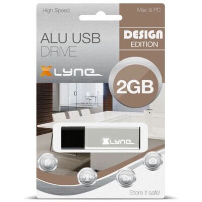 Xlyne Aluminium USB-Stick 2 GB - USB 2.0 Xlyne Aluminium USB-Stick 2 GB - USB 2.0