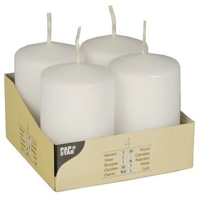 Bougie Blanche 10483 Papstar - Bougie - Publicité Bougie Blanche 10483 Papstar - Bougie - Publicité