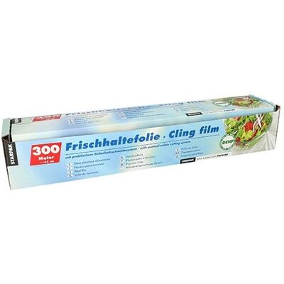 Papstar 10517 Frischhaltefolie - Transparent, PVC, 300m x 45cm Papstar 10517 Frischhaltefolie - Transparent, PVC, 300m x 45cm