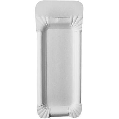 Papstar 11030 Disposable Dish Plate - Eco-friendly, Rectangular, 8x21cm Papstar 11030 Disposable Dish Plate - Eco-friendly, Rectangular, 8x21cm