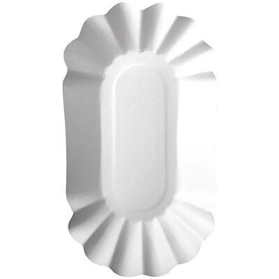 Piatto usa e getta Papstar 11265 - ovale, bianco - piatto usa e getta Piatto usa e getta Papstar 11265 - ovale, bianco - piatto usa e getta